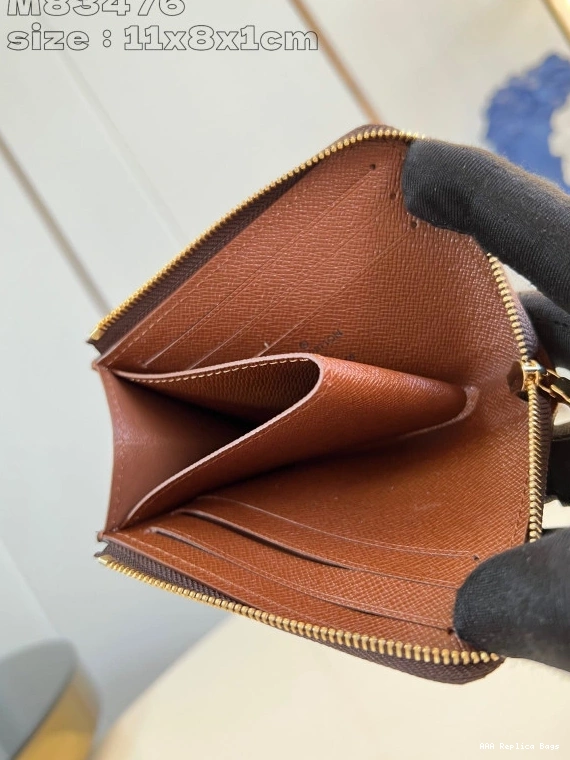 Aaa replica ru Louis Compact Wallet-11*8.5*1.5CM Vuitton Noa 0806